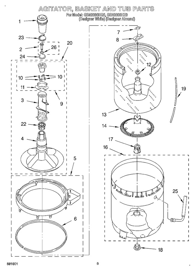 Diagram for GSN2000HQ0