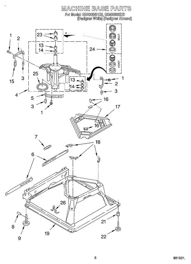 Diagram for GSN2000HQ0