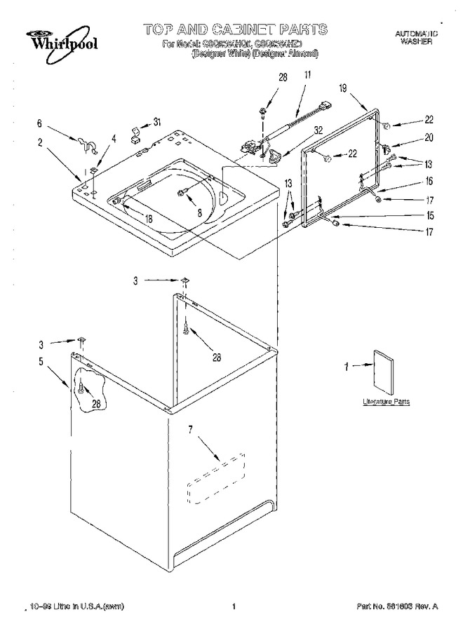 Diagram for GSQ9364HZ0