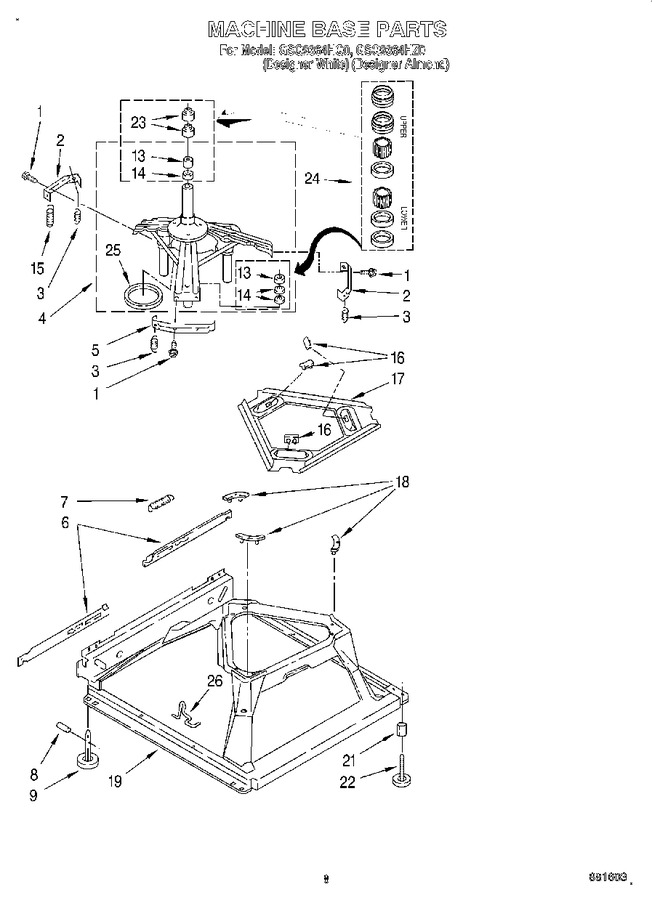 Diagram for GSQ9364HZ0