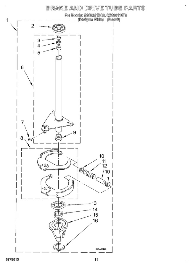Diagram for GSQ9611KT0