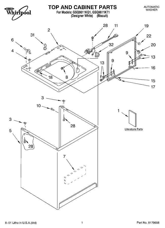 Diagram for GSQ9611KQ1