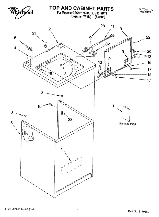 Diagram for GSQ9612KT1