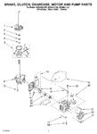 Diagram for 04 - Brake, Clutch, Gearcase, Motor And Pump