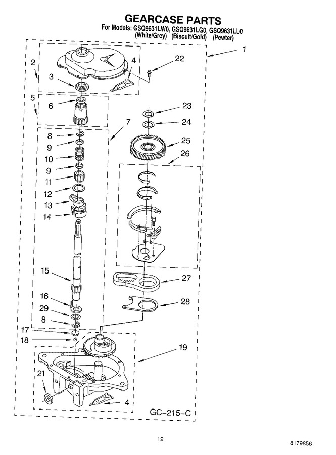 Diagram for GSQ9631LG0