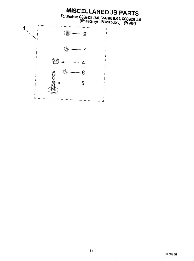 Diagram for GSQ9631LG0