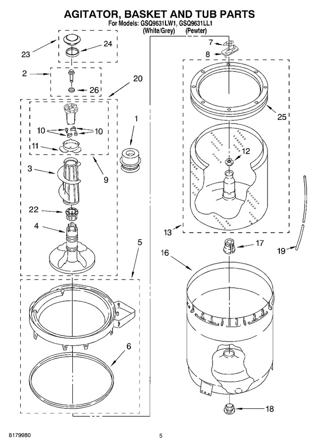 Diagram for GSQ9631LW1