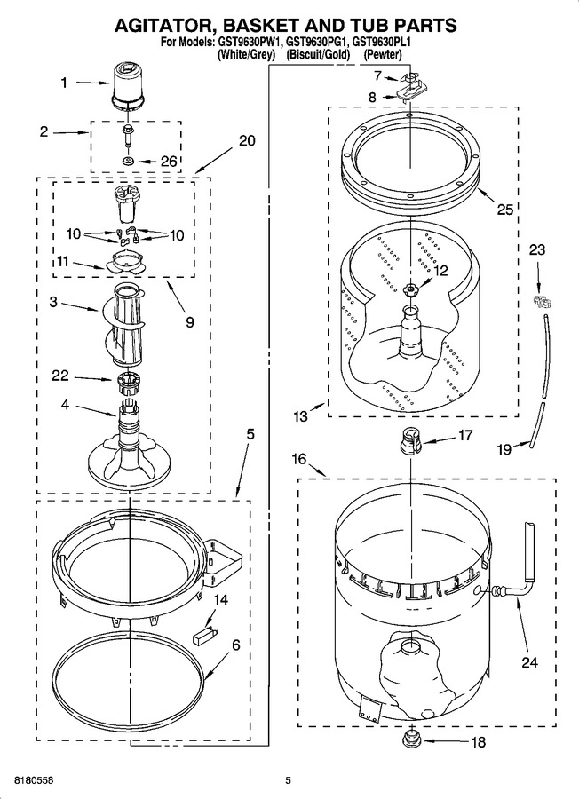 Diagram for GST9630PG1
