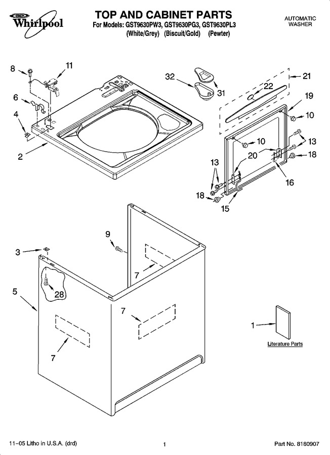 Diagram for GST9630PL3