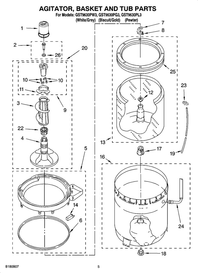 Diagram for GST9630PL3