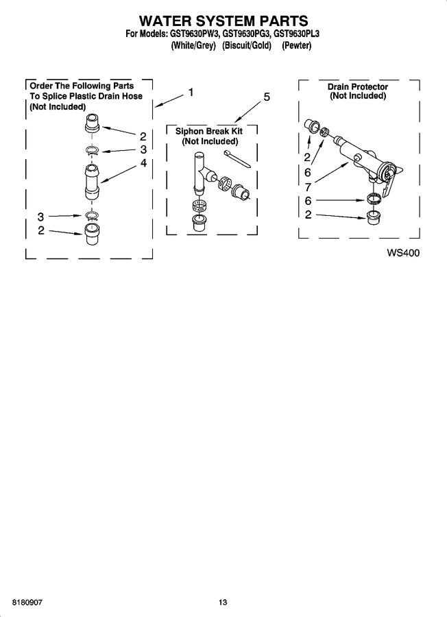 Diagram for GST9630PL3