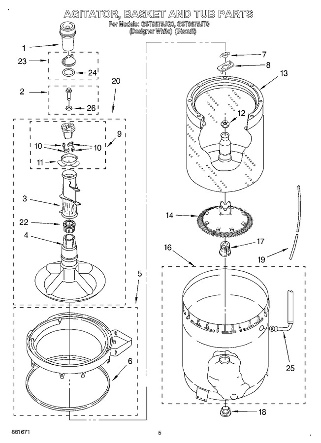 Diagram for GST9675JT0