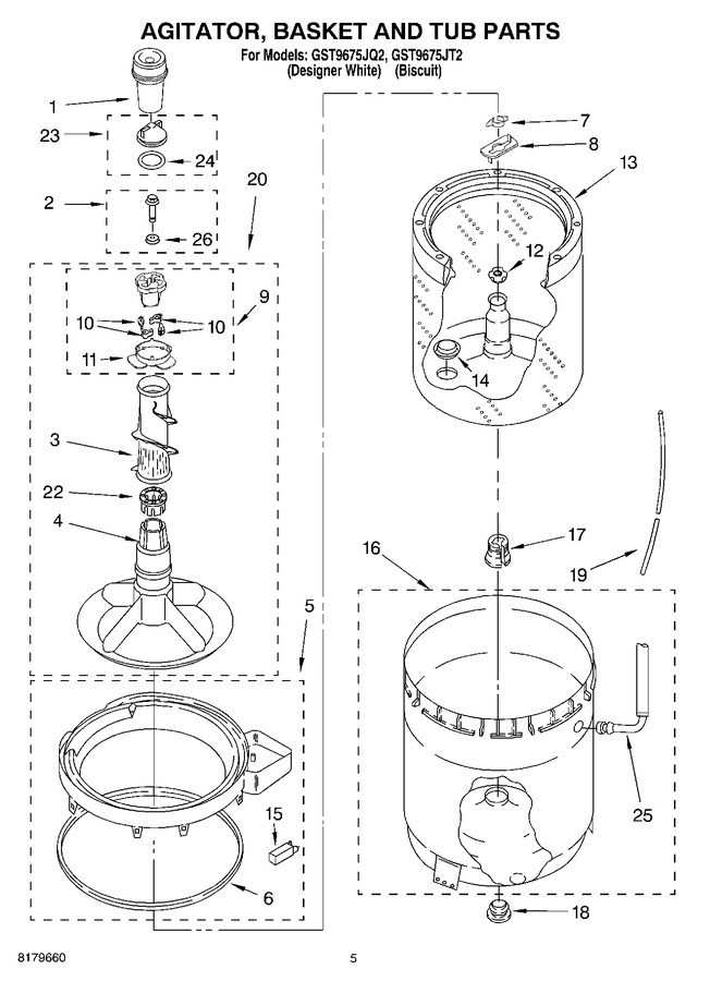 Diagram for GST9675JT2