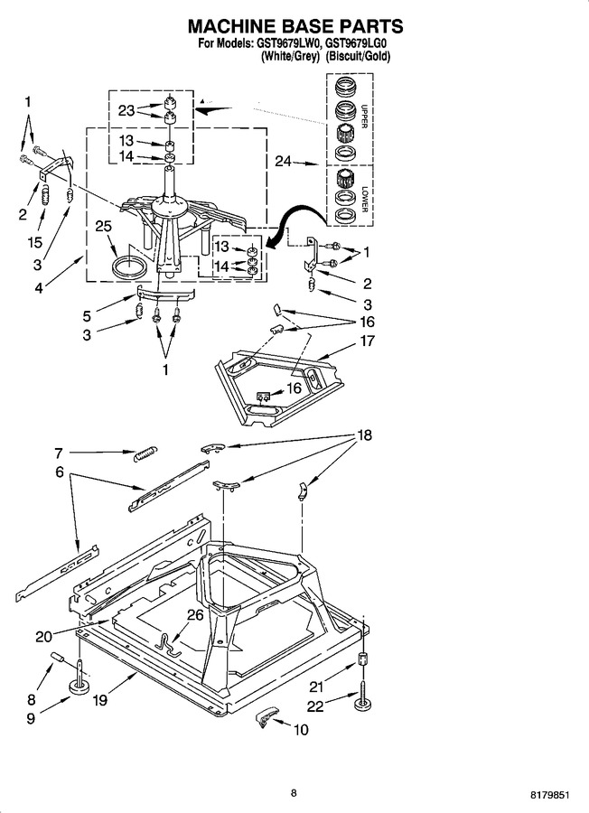 Diagram for GST9679LW0