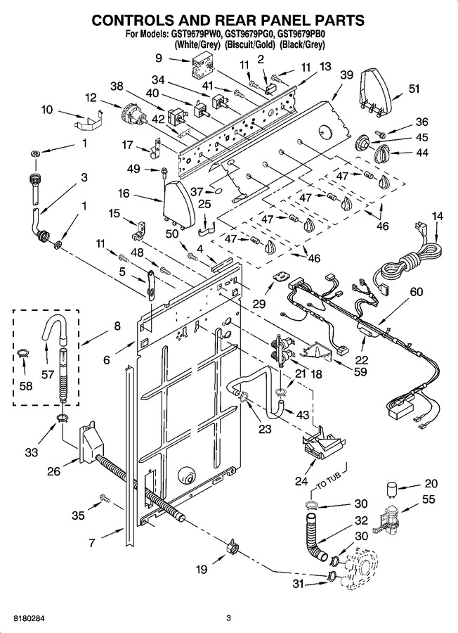 Diagram for GST9679PW0