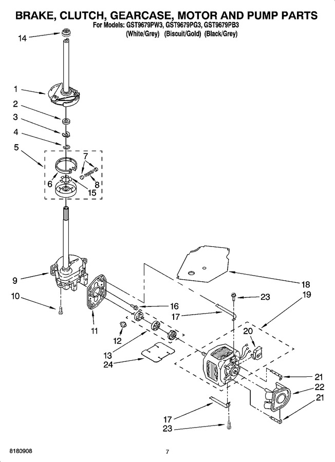 Diagram for GST9679PW3