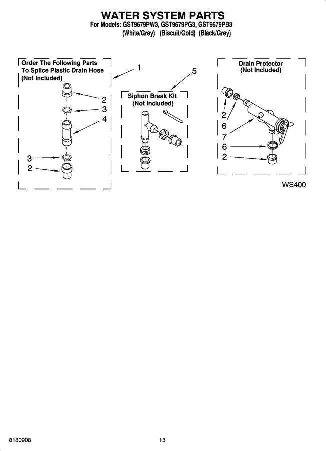 Diagram for GST9679PW3