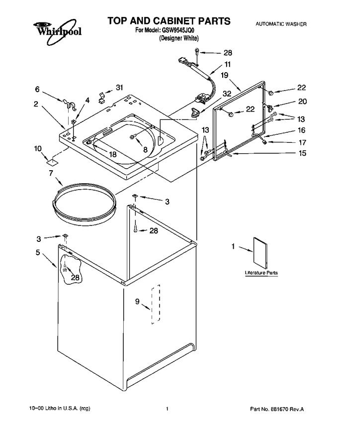 Diagram for GSW9545JQ0