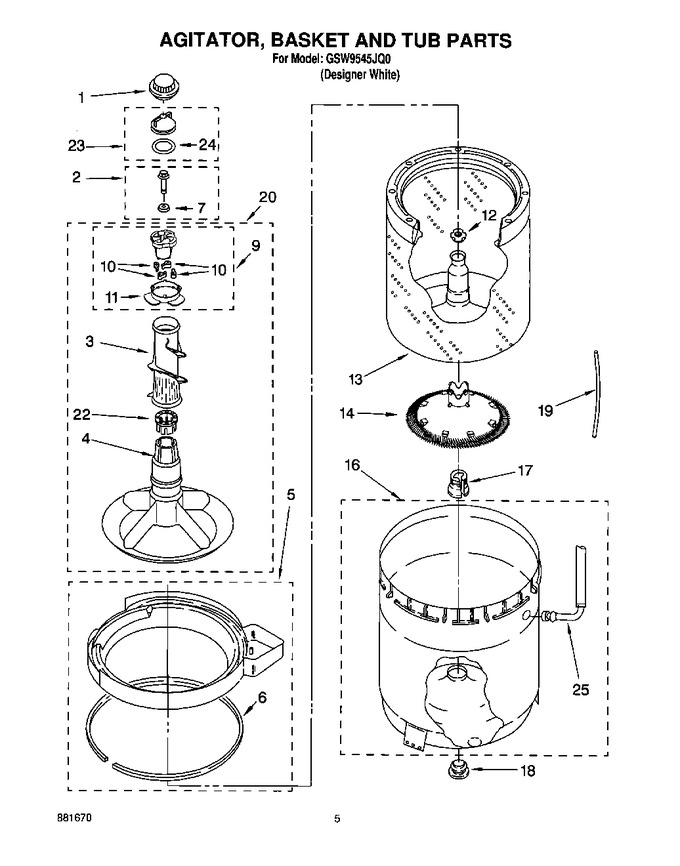 Diagram for GSW9545JQ0