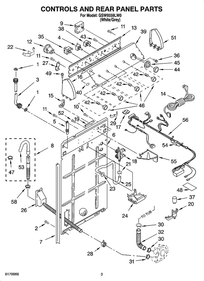 Diagram for GSW9559LW0