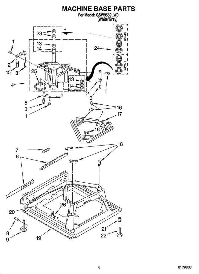 Diagram for GSW9559LW0