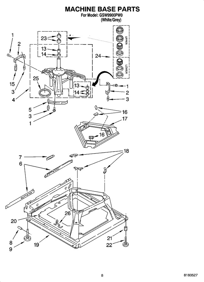 Diagram for GSW9900PW0