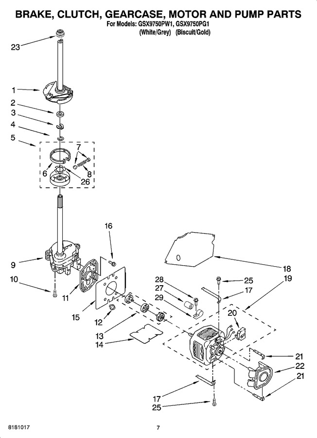 Diagram for GSX9750PG1