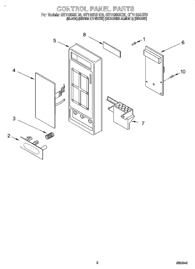 Diagram for GT1195SHZ0