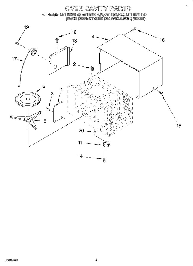 Diagram for GT1195SHT0