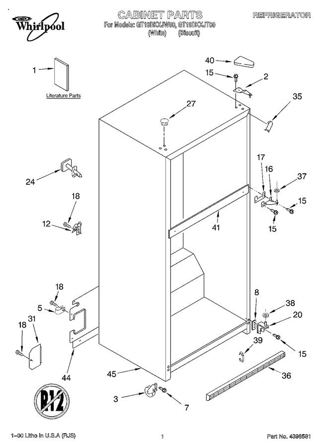 Diagram for GT19DKXJW00