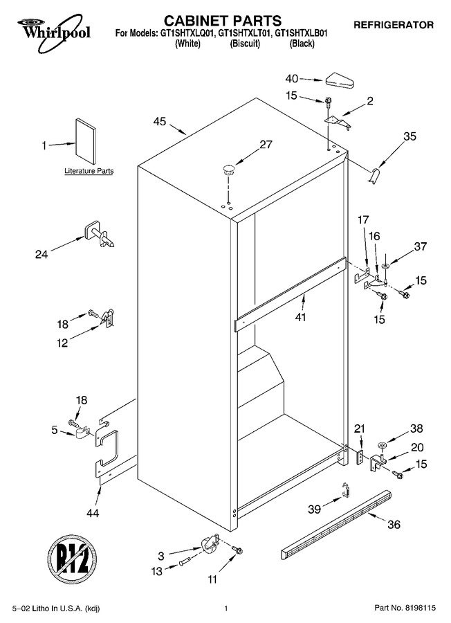 Diagram for GT1SHTXLB01