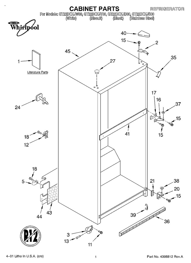 Diagram for GT22DCXJW00