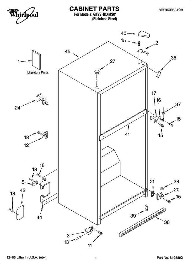 Diagram for GT2SHKXMS01