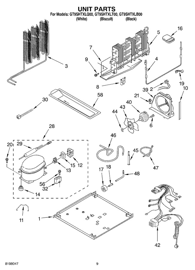 Diagram for GT9SHTXLB00
