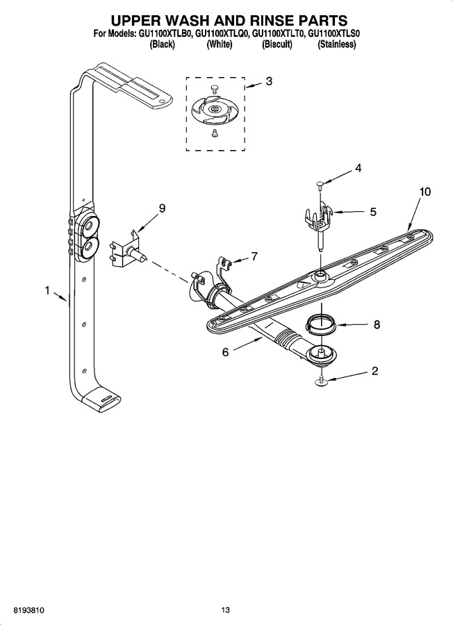 Diagram for GU1100XTLQ0