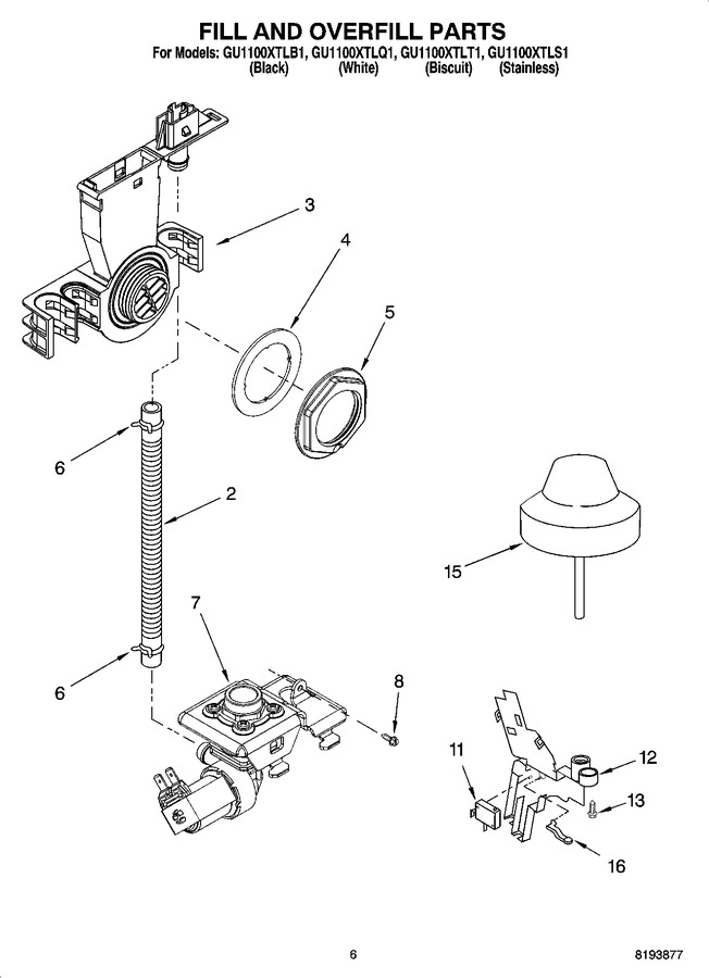 Diagram for GU1100XTLS1
