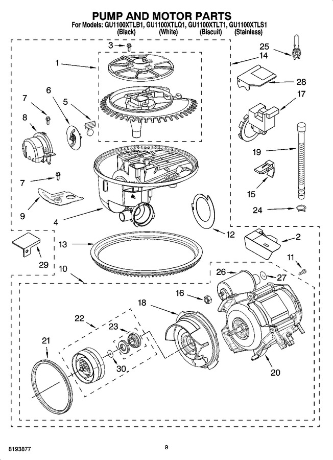 Diagram for GU1100XTLB1
