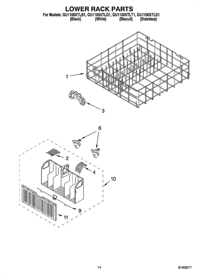 Diagram for GU1100XTLB1
