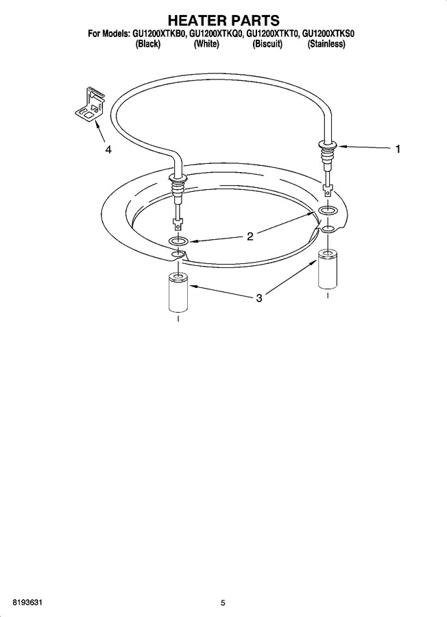 Diagram for GU1200XTKS0