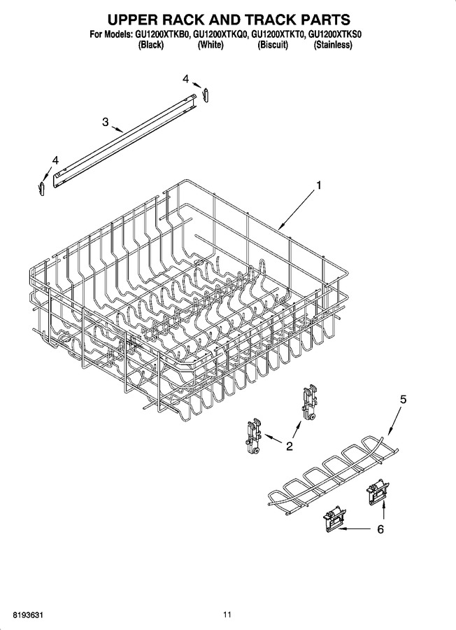 Diagram for GU1200XTKS0