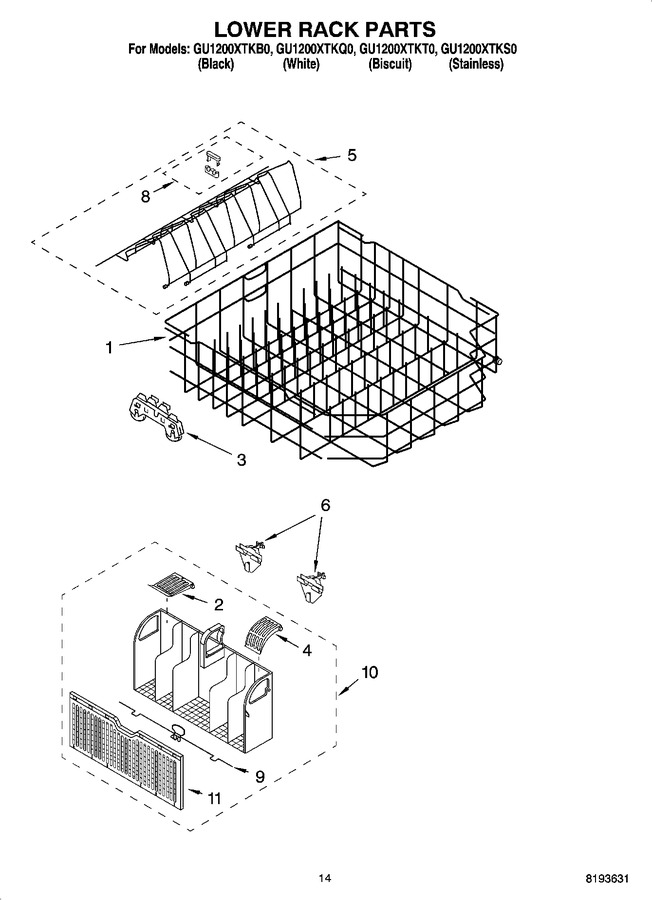 Diagram for GU1200XTKS0