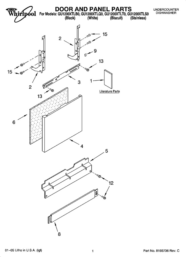 Diagram for GU1200XTLB0