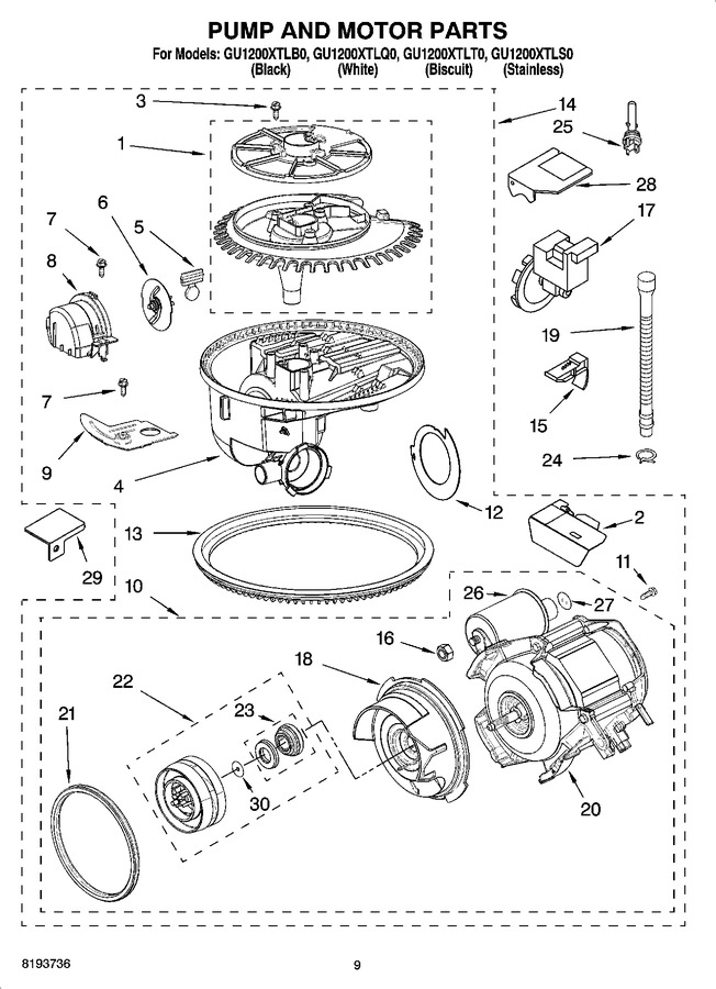 Diagram for GU1200XTLB0