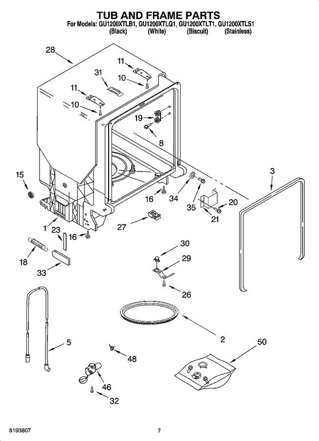 Diagram for GU1200XTLB1