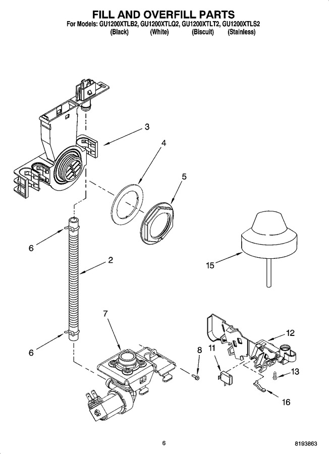Diagram for GU1200XTLT2