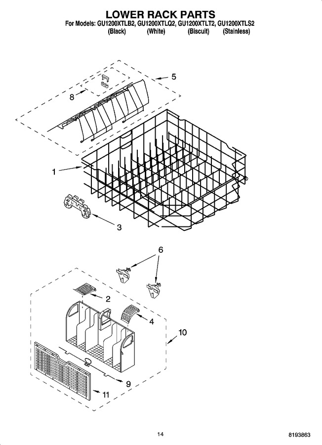 Diagram for GU1200XTLB2