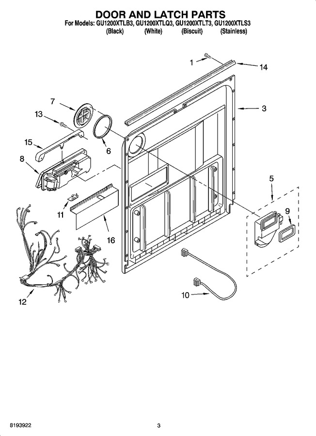 Diagram for GU1200XTLT3