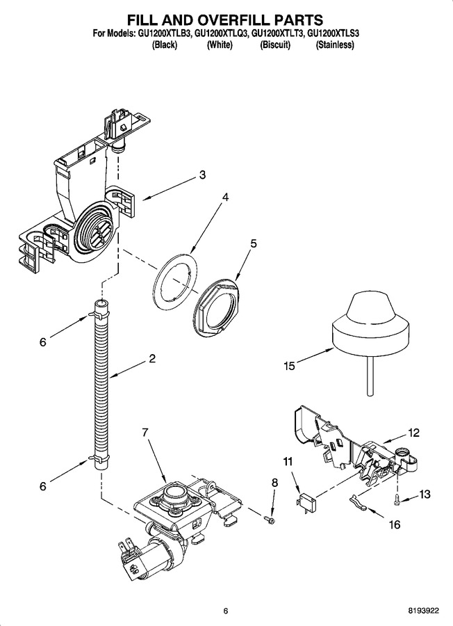 Diagram for GU1200XTLT3