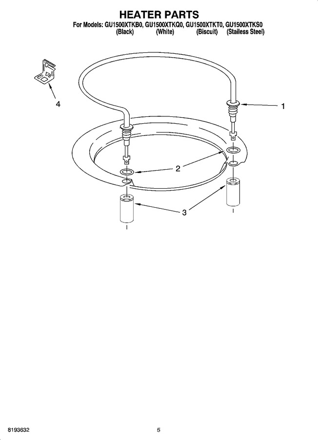 Diagram for GU1500XTKB0