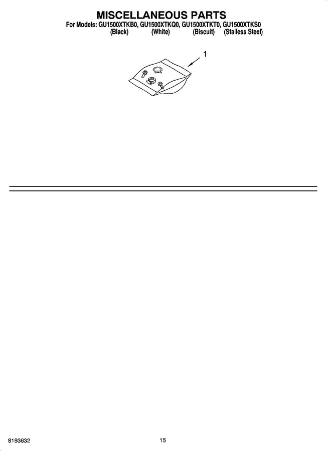 Diagram for GU1500XTKB0